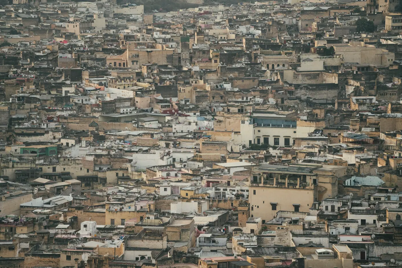 The medina of Fès at sunrise